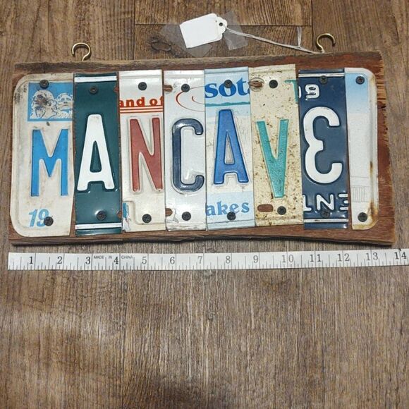 COPY - Handmade custom man-cave auto plate sign - Picture 3 of 3